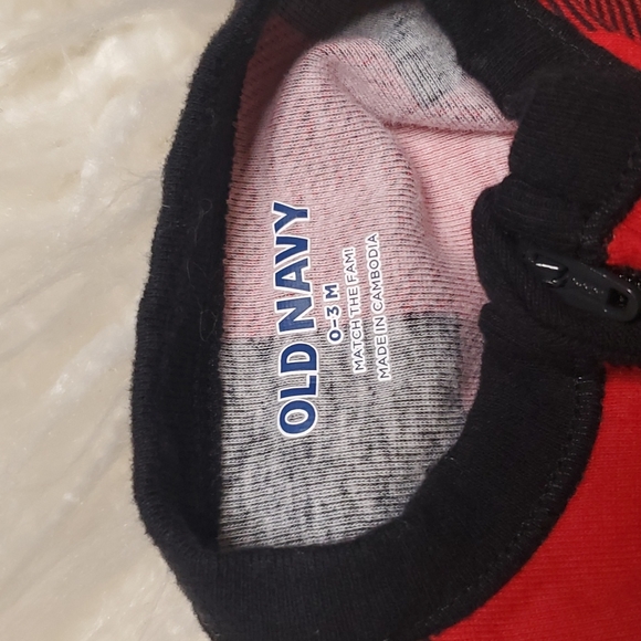 Old Navy Bodysuit Footie Pajama Plaid - 0-3M (NWOT) - Picture 6 of 6